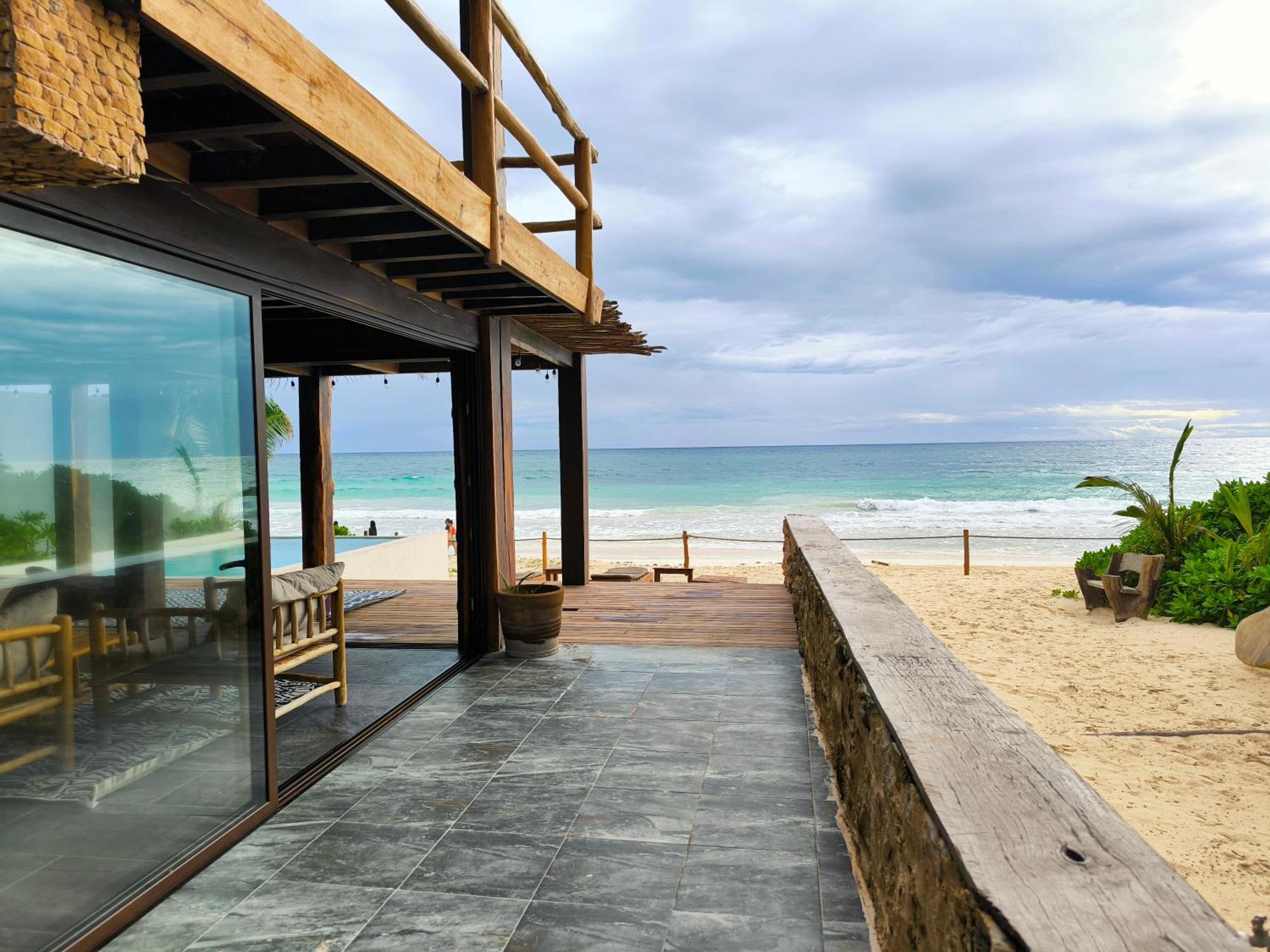 Casa Aakbal Private Fron Sea Location Pousada Tulum